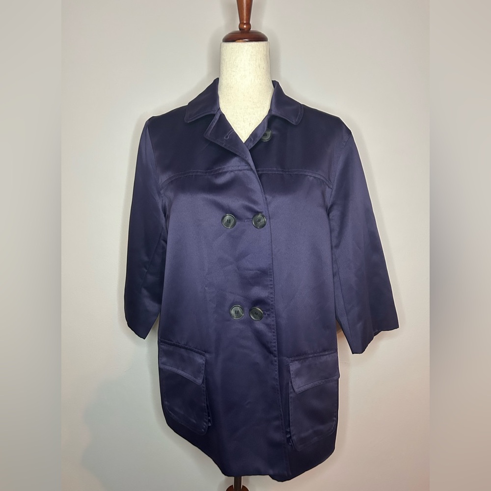 VERA BY VERA WANG Purple Tee Jacket